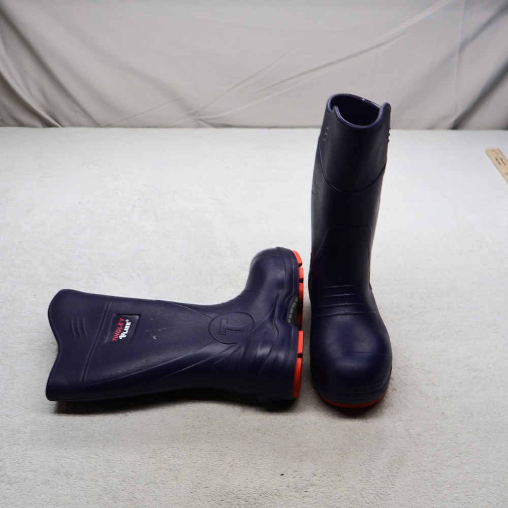 Tingley Flite Unisex M4 W6 Rain Boots Blue Slip Resistant Waterproof Utility